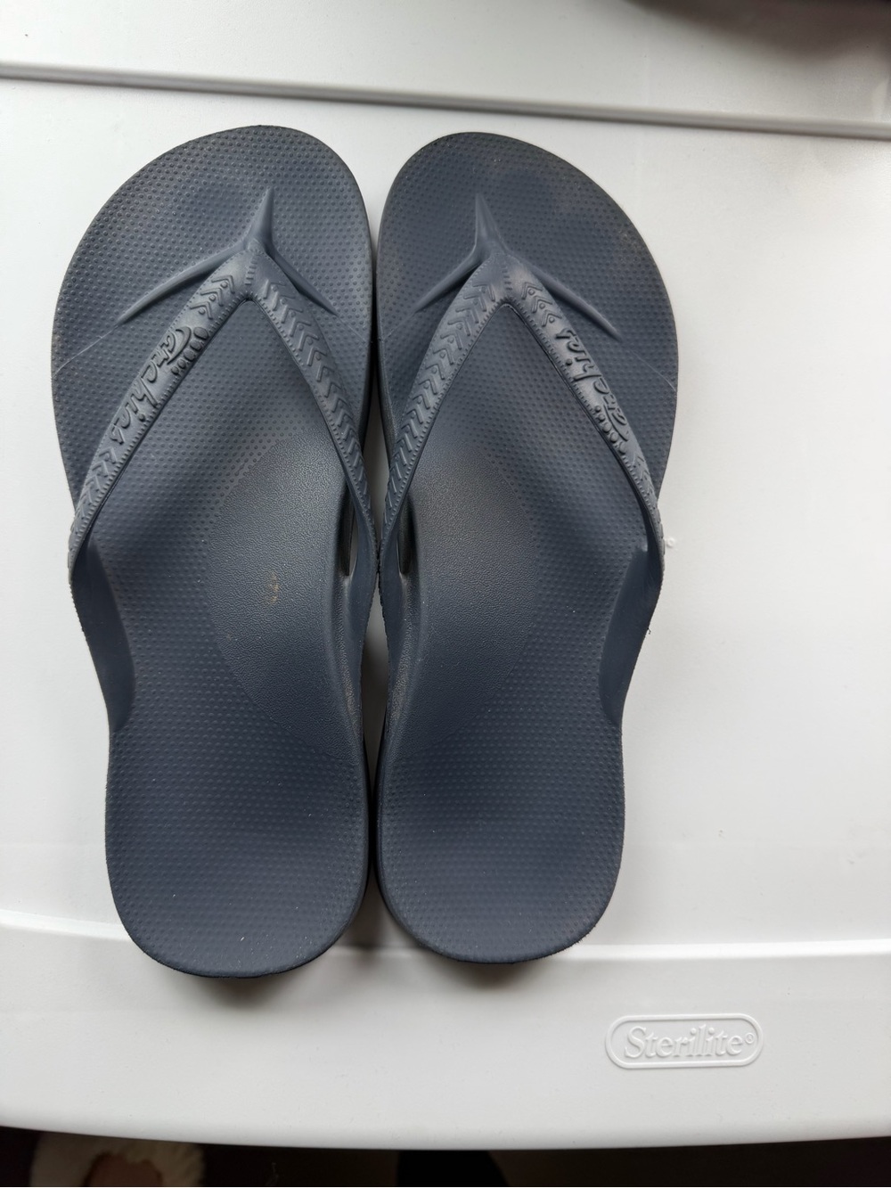 Women's Navy Blue Flip-Flop Sandals
